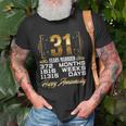 31 Years Married - Funny 31St Wedding Anniversary Unisex T-Shirt Gifts for Old Men