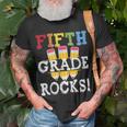 5Th Grade Rocks Back To School Student Kid Teacher Team Unisex T-Shirt Gifts for Old Men