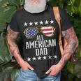 All American Dad 4Th Of July Memorial Day Matching Family Unisex T-Shirt Gifts for Old Men
