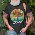 Aloha Hawaii Hawaiian For Boys Girls Palm Tree Surf Unisex T-Shirt Gifts for Old Men