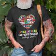 Asian American And Pacific Islander Heritage Month Heart Unisex T-Shirt Gifts for Old Men