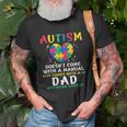 Autism Doesnt Come With Manual Dad Autism Awareness Puzzle Unisex T-Shirt Gifts for Old Men