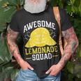 Awesome Lemonade Squad For Lemonade Stand Unisex T-Shirt Gifts for Old Men