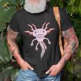 Axolotl Cute Unisex T-Shirt Gifts for Old Men