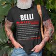 Belli Fact FactShirt Belli Shirt For Belli Fact Unisex T-Shirt Gifts for Old Men