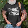 Body Under Construction Mind On A Mission Fitness Lovers Unisex T-Shirt Gifts for Old Men