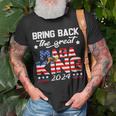 Bring Back The Great Maga King 2024 4Th Of July Trump 2024T President Trump Tee Republican Anti Biden Unisex T-Shirt Gifts for Old Men