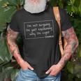 Charlie Gift Quote Personalized Name Funny Birthday Joke Unisex T-Shirt Gifts for Old Men
