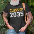 Class Of 2035 Grow With Me - Senior 2035 Graduation Unisex T-Shirt Gifts for Old Men