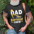 Construction Birthday Party Digger Dad Birthday Crew T-shirt Gifts for Old Men