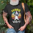 Dabbing Zebra Vibes Zoo Animal Gifts For Men Women Kids Unisex T-Shirt Gifts for Old Men