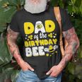 Dad Of The Bee Day Girl Party Matching Birthday Unisex T-Shirt Gifts for Old Men