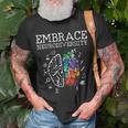 Embrace Neurodiversity Funny V5 Unisex T-Shirt Gifts for Old Men