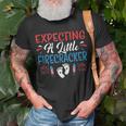 Expecting A Little Firecracker 4Th Of July Pregnancy Baby Unisex T-Shirt Gifts for Old Men