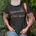 Fighter Adhd Warrior Heartbeat Orange Ribbon Attention Deficit Hyperactivity Disorder Adhd Awareness Unisex T-Shirt Gifts for Old Men