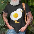 Fried Egg Chicken Sunny Side Up Egg Yolk Breakfast Food Unisex T-Shirt Gifts for Old Men