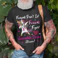 Friends Dont Let Friends Fight Eosinophilic Disease Alone Pink Ribbon Eosinophilic Disease Eosinophilic Disease Awareness Unisex T-Shirt Gifts for Old Men