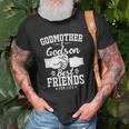 Funny Godmother And Godson Best Friends Godmother And Godson Unisex T-Shirt Gifts for Old Men