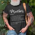 Funny Mother Noun Definition Unisex T-Shirt Gifts for Old Men