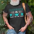 Funny Patience Is Power Unisex T-Shirt Gifts for Old Men