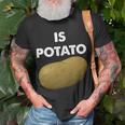 Funny Potato Unisex T-Shirt Gifts for Old Men