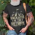 Funny Ringmaster Of The Shitshow Circus Staff Shit Show Unisex T-Shirt Gifts for Old Men