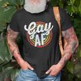Gay Af Lgbt Pride Rainbow Flag March Rally Protest Equality Unisex T-Shirt Gifts for Old Men