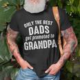 Grandpa Only The Best Dads Get Promoted To Grandpa T-Shirt Gifts for Old Men