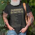Guerrero Name Guerrero Facts T-Shirt Gifts for Old Men