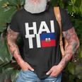 Haiti Flag Haiti Nationalist Haitian Unisex T-Shirt Gifts for Old Men
