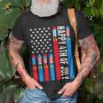 Happy 4Th Of July American Flag Fireworks Patriotic Outfits Unisex T-Shirt Gifts for Old Men