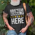 Have No Fear Nunnally Is Here Name Unisex T-Shirt Gifts for Old Men