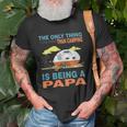 I Love More Than Camping Is Being A Papa Unisex T-Shirt Gifts for Old Men