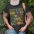 I Survived 180 Days Of School Last Day Of School Teacher V2 Unisex T-Shirt Gifts for Old Men