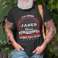 Janes Shirt Family Crest JanesShirt Janes Clothing Janes Tshirt Janes Tshirt For The Janes T-Shirt Gifts for Old Men