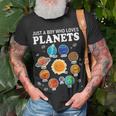 Just A Boy Who Loves Planets Funny For Boys Kids Unisex T-Shirt Gifts for Old Men