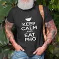 Keep Calm And Eat Pho Vietnamese Pho Noodle T-shirt Gifts for Old Men