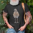 Killdeer Cute Graphic Tee Birding Bird Lover T-shirt Gifts for Old Men