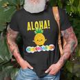 Kindergarten Cool Aloha Cute Pineapple Unisex T-Shirt Gifts for Old Men