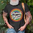 Lgbtq Proud Mom Gay Pride Lgbt Ally Rainbow Mothers Day Unisex T-Shirt Gifts for Old Men