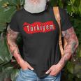 M Turkey Flag Futball Turkish Soccer 9 Shirt Unisex T-Shirt Gifts for Old Men