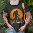 Market Trendz Bigfoot Hide And Seek Champion 405 Trending Shirt Unisex T-Shirt Gifts for Old Men