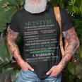 Mcintyre Name Mcintyre Completely Unexplainable T-Shirt Gifts for Old Men
