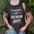 Memaw Gift Promoted To Memaw Again Est 2022 Grandma Unisex T-Shirt Gifts for Old Men