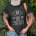 Mens 37Th Wedding Anniversary Gifts For Him - 37 Years Marriage Unisex T-Shirt Gifts for Old Men