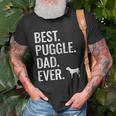 Mens Best Puggle Dad Ever - Cool Dog Owner Puggle Unisex T-Shirt Gifts for Old Men