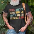 Mens Dad Man Myth Legend Christmas Father Birthday Gifts Unisex T-Shirt Gifts for Old Men