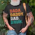 Mens Dada Daddy Dad Bruh From Son Boys Fathers Day V2 Unisex T-Shirt Gifts for Old Men