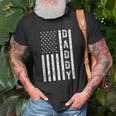 Mens Daddy American Flag Fathers Day Patriotic Usa 4Th Of July Unisex T-Shirt Gifts for Old Men