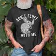 Mens Dont Fluff With Me Tshirt Funny Bunny Rabbit Easter Graphic Novelty Tee 176 Trending Unisex T-Shirt Gifts for Old Men